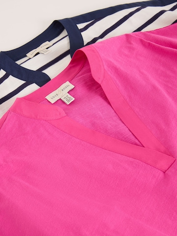 T-shirt love & roses en mélange de couleurs