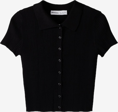 Bershka Knit cardigan in Black, Item view