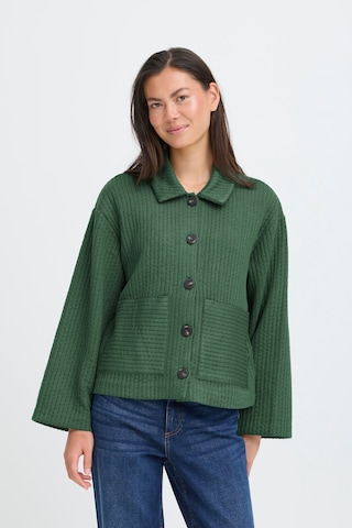 Veste mi-saison 'KATE' ICHI en vert : devant