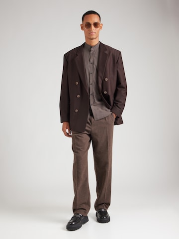 Lindbergh Slim Fit Риза в кафяво