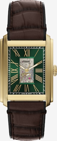 auksinė FOSSIL Analoginis (įprasto dizaino) laikrodis 'CARRAWAY': priekis