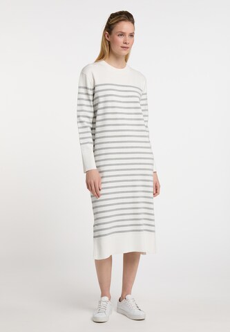 DreiMaster Maritim Knit dress in White