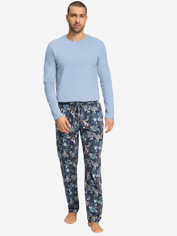 Hanro Pyjamabroek ' Night & Day ' in Blauw