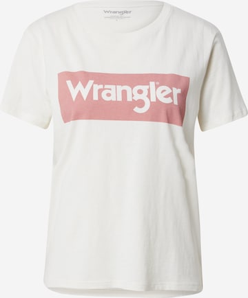 WRANGLER Tričko – bílá: přední strana