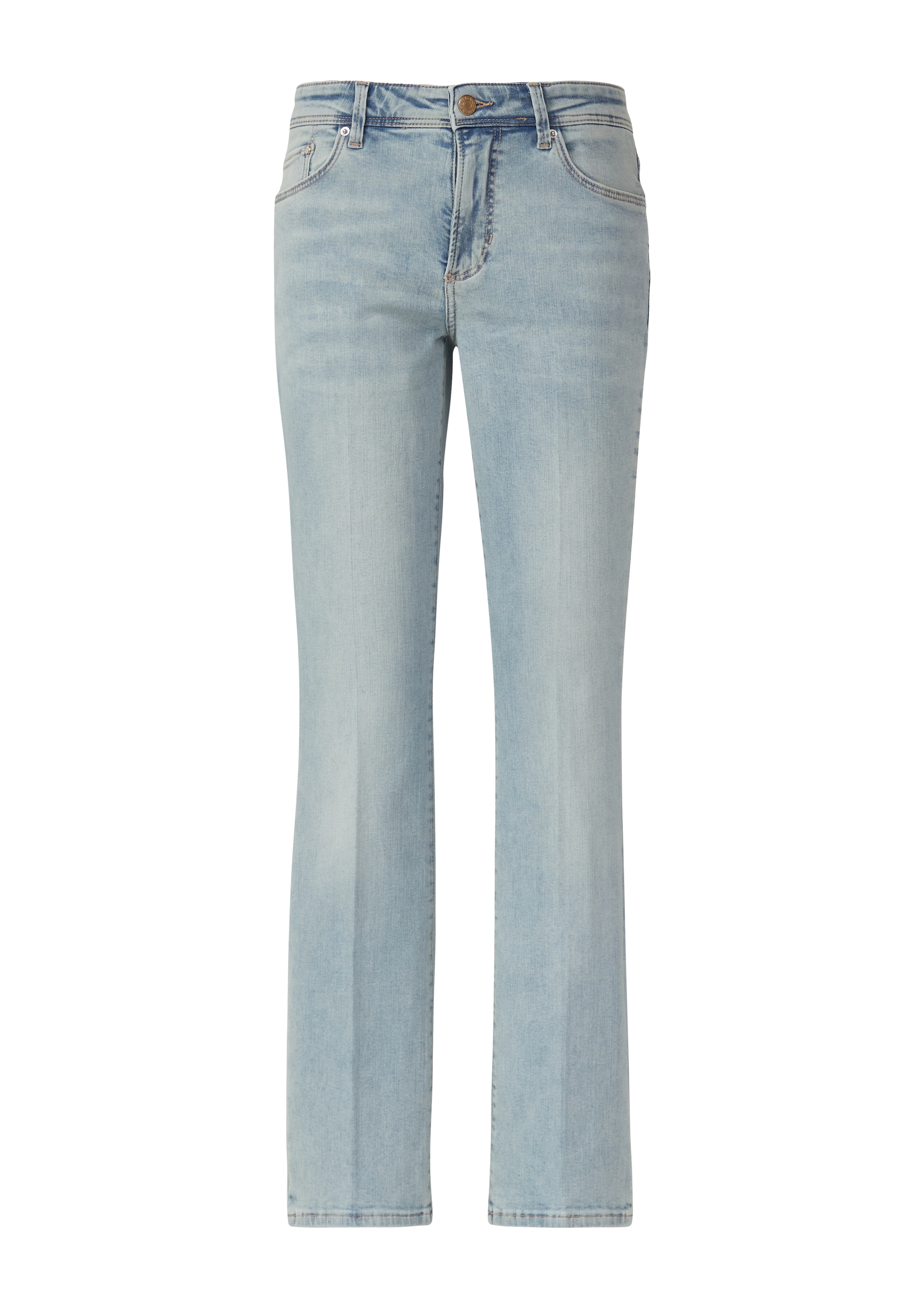 s.Oliver Bootcut Jeans in Blauw: voorkant