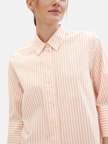 TOM TAILOR Bluse in Orange