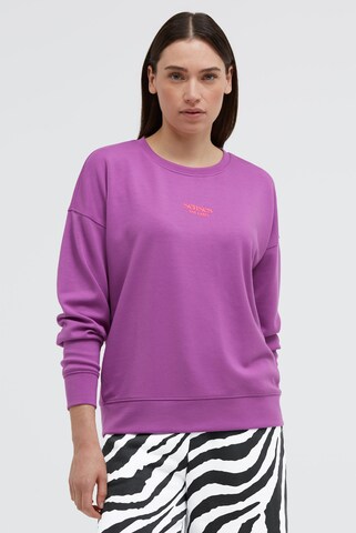 SENSES.THE LABEL Sweatshirt in Purple: front