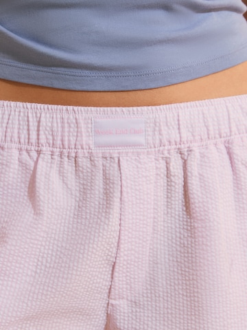 Pantaloncini da pigiama 'Bettina' di ETAM in rosa