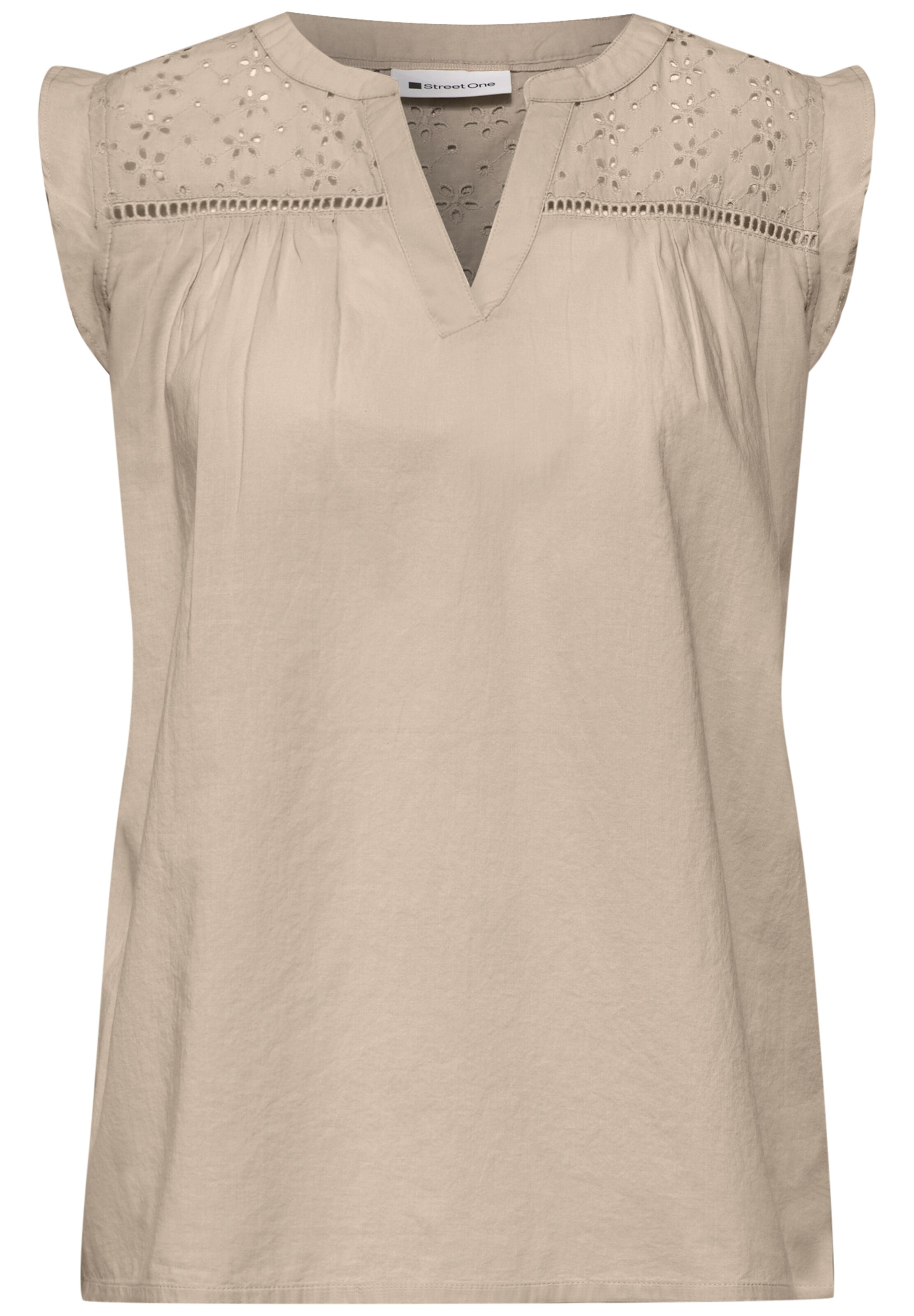 STREET ONE Blouse in Beige: front