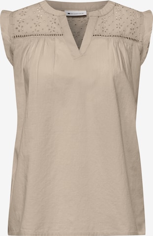 STREET ONE Bluse in Beige: Vorderseite