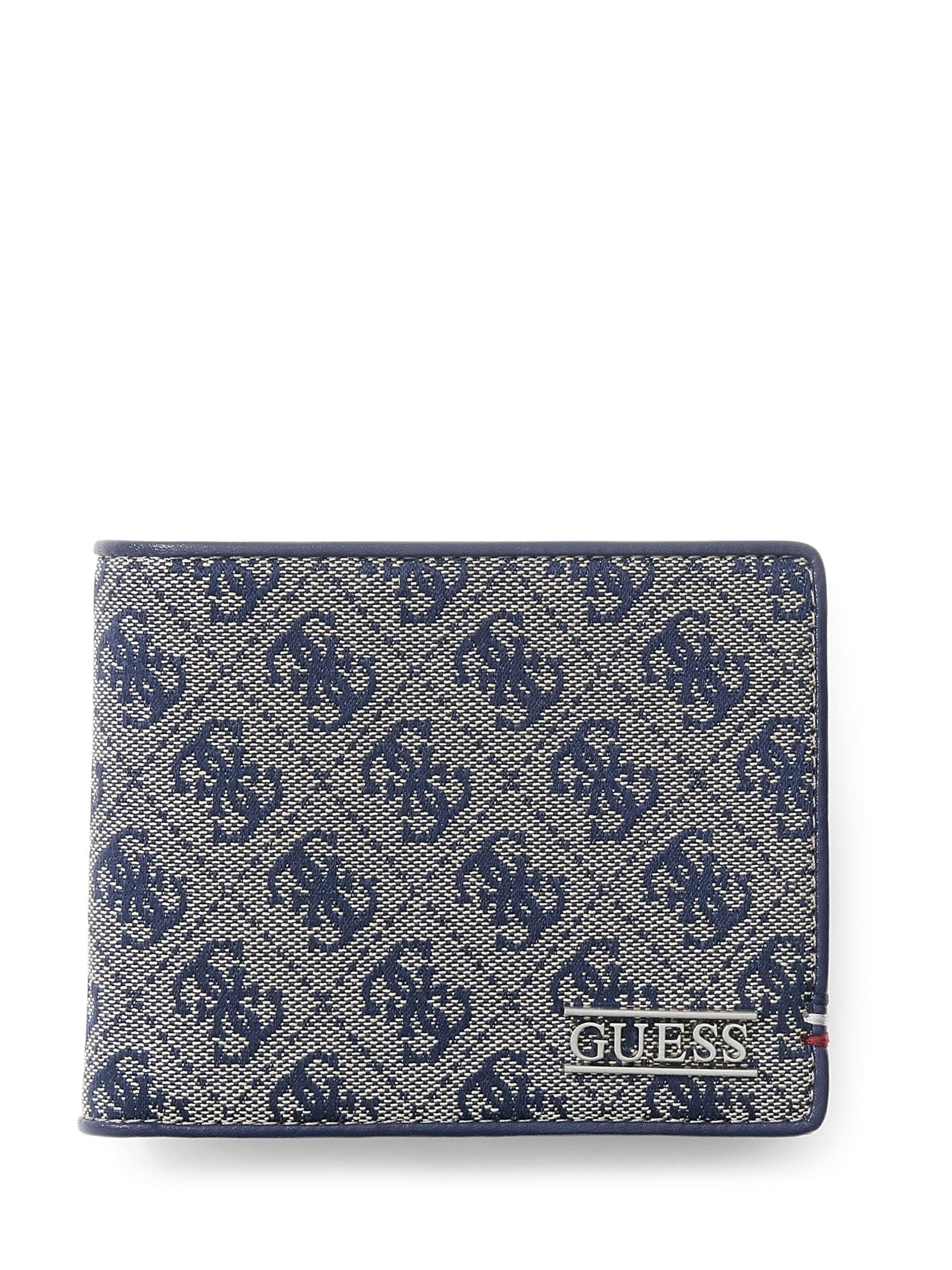 GUESS Wallet 'Boston' in Blue: front