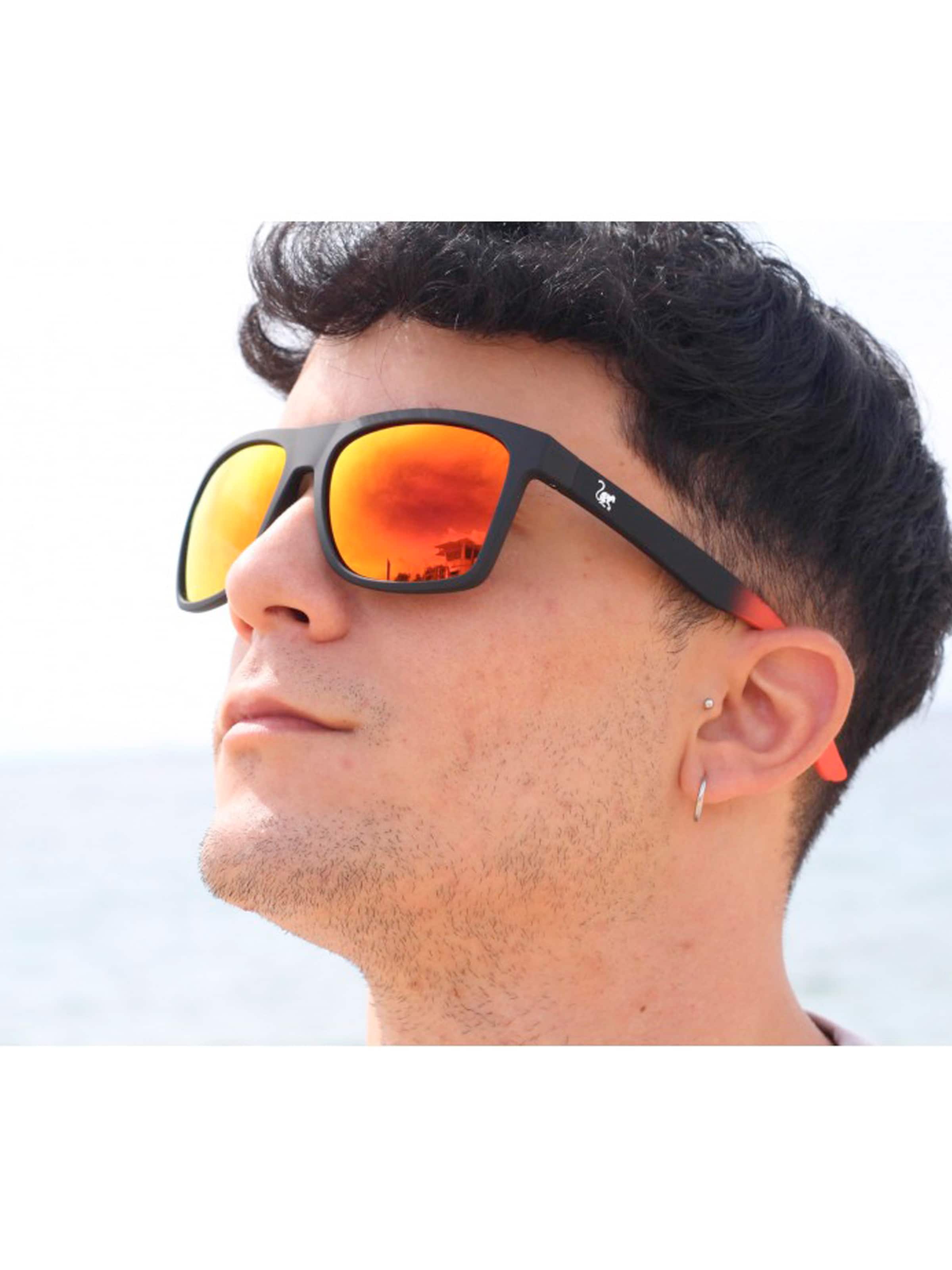 Surf Monkey - Gafas de sol deportivas en rojo