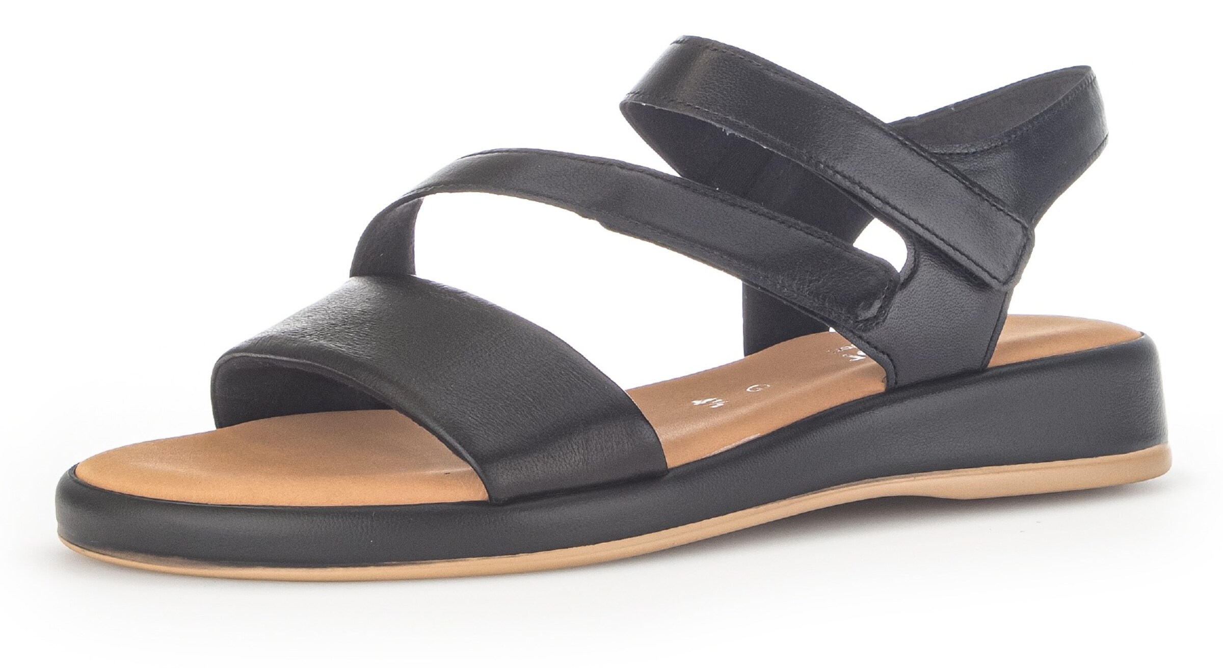 GABOR Sandale in Schwarz: Vorderseite