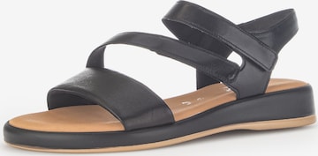 GABOR Sandals in Black: front