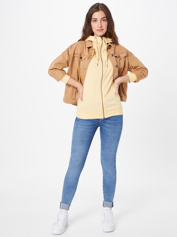 Pepe Jeans Sweat jacket 'ANNE' in Yellow