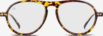 TWIG Concept Milano Glasses 'Thiele BlueLight' in Beige: front