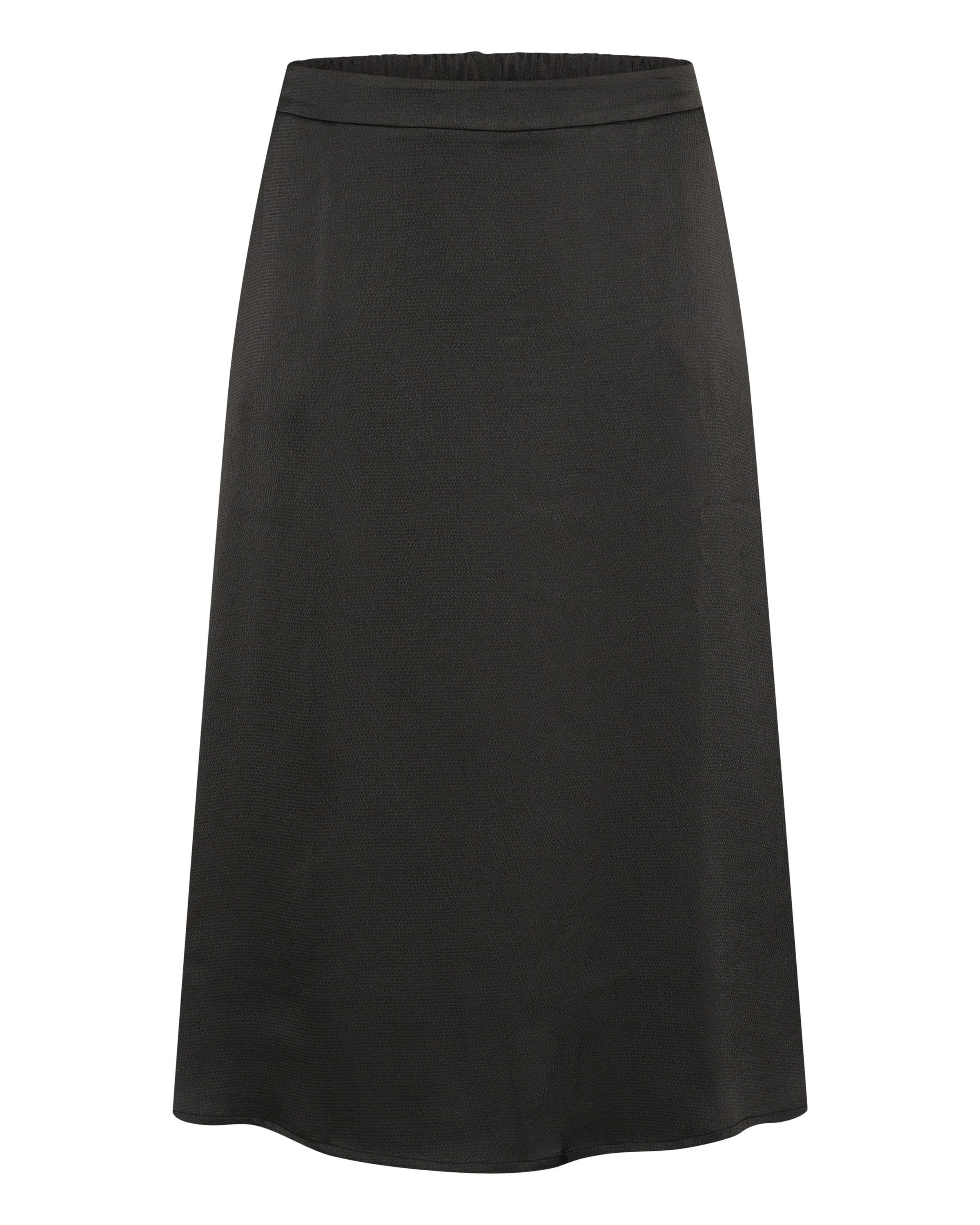 KAFFE CURVE Nederdel 'Dina ' i sort: forside