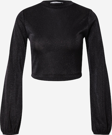 juoda ABOUT YOU Marškinėliai 'Larina': priekis