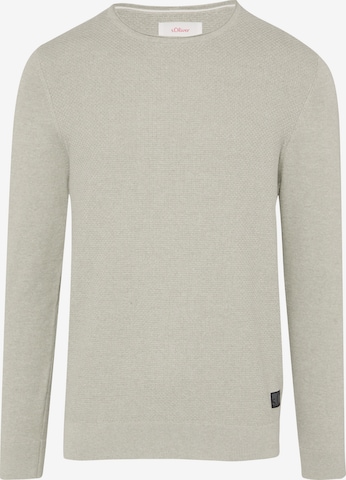 Pull-over s.Oliver en blanc : devant