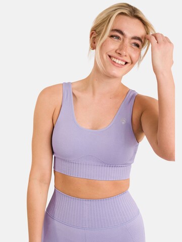 OCEANSAPART - Soutien Bustier Soutien de desporto 'Riley' em roxo