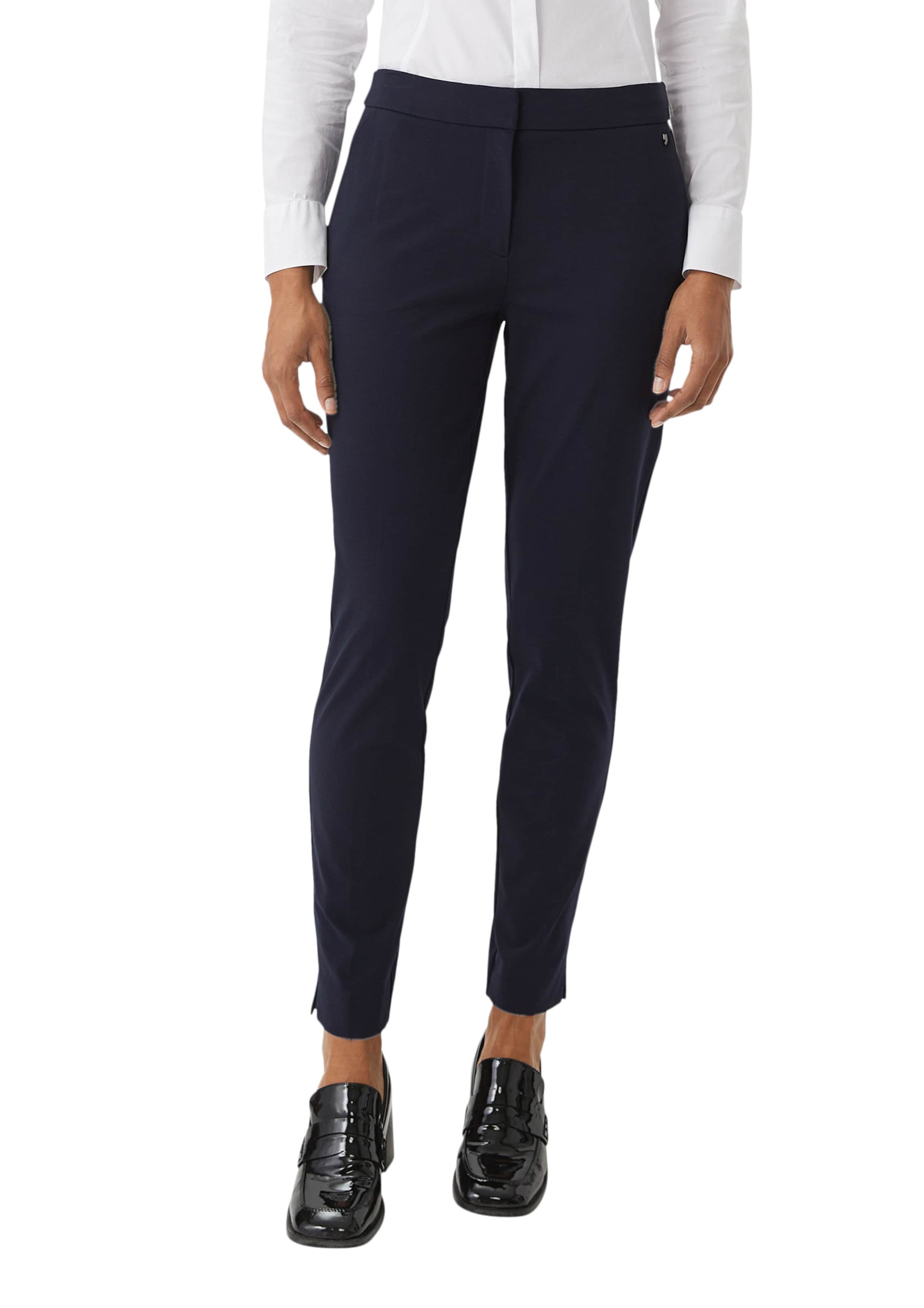 COMMA Slim fit Chino trousers in Blue