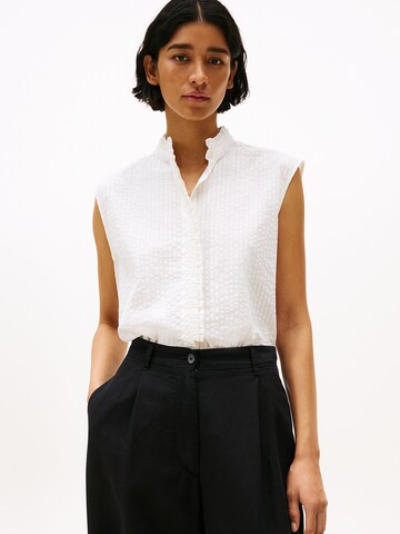 TOMMY HILFIGER Blouse in Wit: voorkant