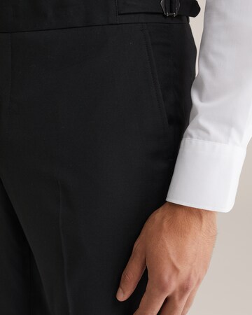 WE Fashion Slimfit Kalhoty – černá