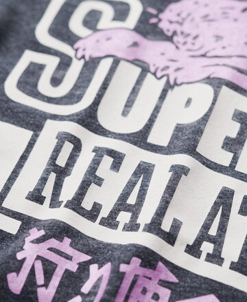 Superdry Shirt 'Varsity' in Grau