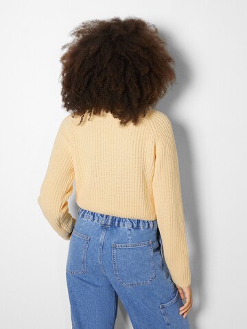 Bershka Sweater in Yellow