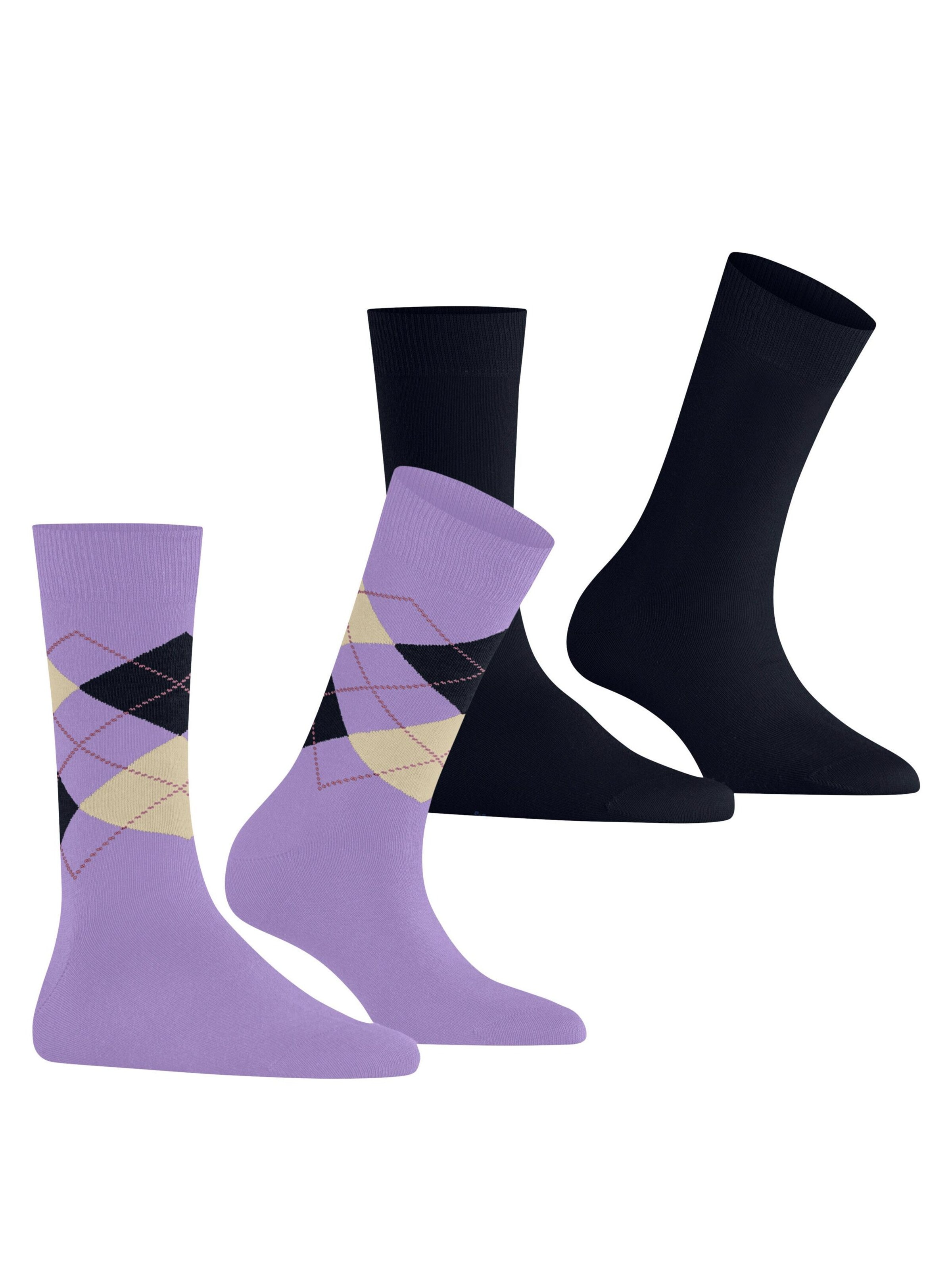 BURLINGTON Socks 'Everyday Mix 2-Pack' in Purple