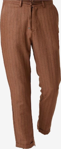 AntiochSlimfit Chino hlače - smeđa boja: prednji dio