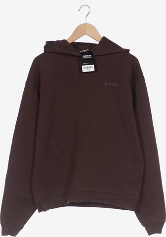 ABOUT YOU Sweatshirt & Zip-Up Hoodie in S in Brown: front