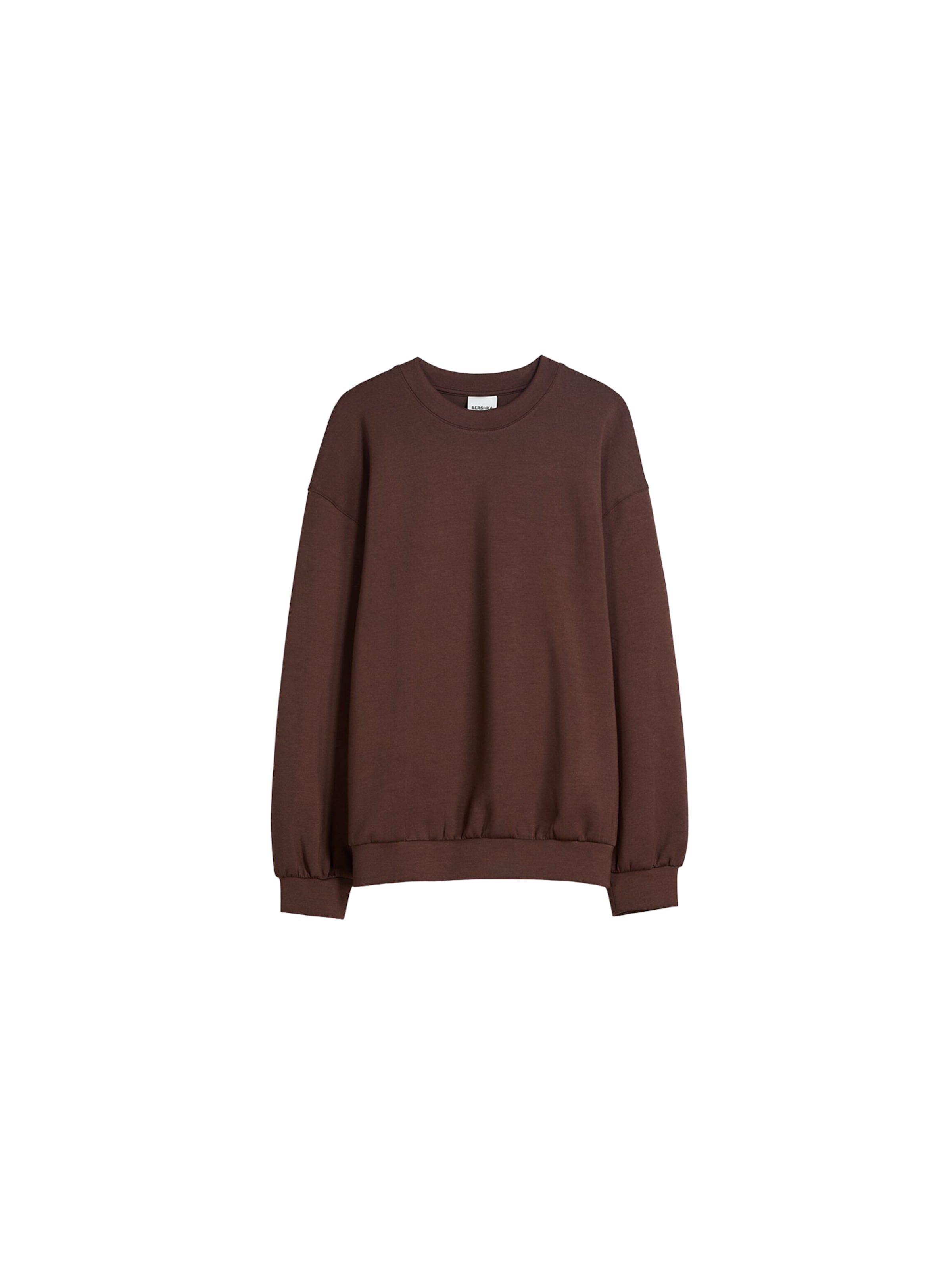 Bershka Суичър в кафяво: отпред