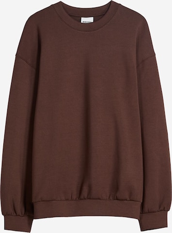 Bershka Collegepaita värissä ruskea: etupuoli