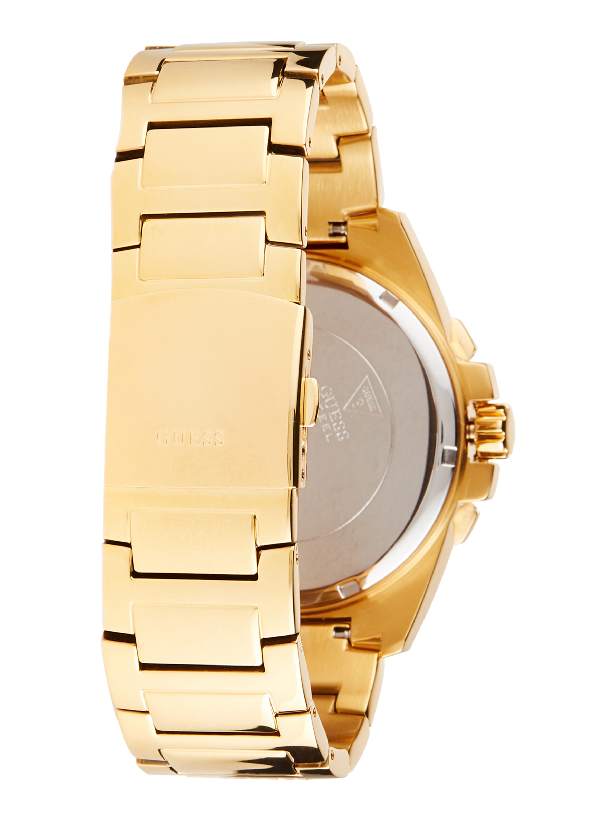 GUESS Analog klocka 'FRONTIER' i guld