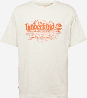 T-Shirt TIMBERLAND en blanc : devant