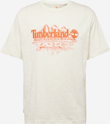 TIMBERLAND T-shirt i vit: framsida