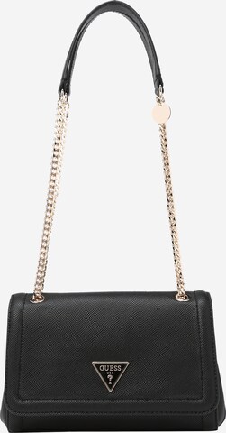 GUESS - Mala de ombro 'Noelle' em preto: frente