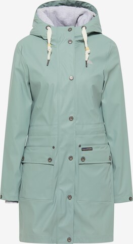 Schmuddelwedda Raincoat in Green: front