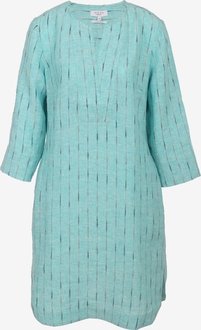 VICCI Germany Midikleid mit eingewebten Streifen in Blau: Vorderseite