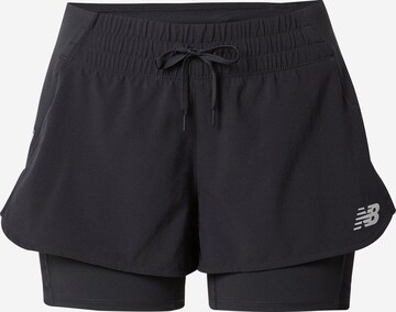 new balance Skinny Sportshorts in Schwarz: predná strana