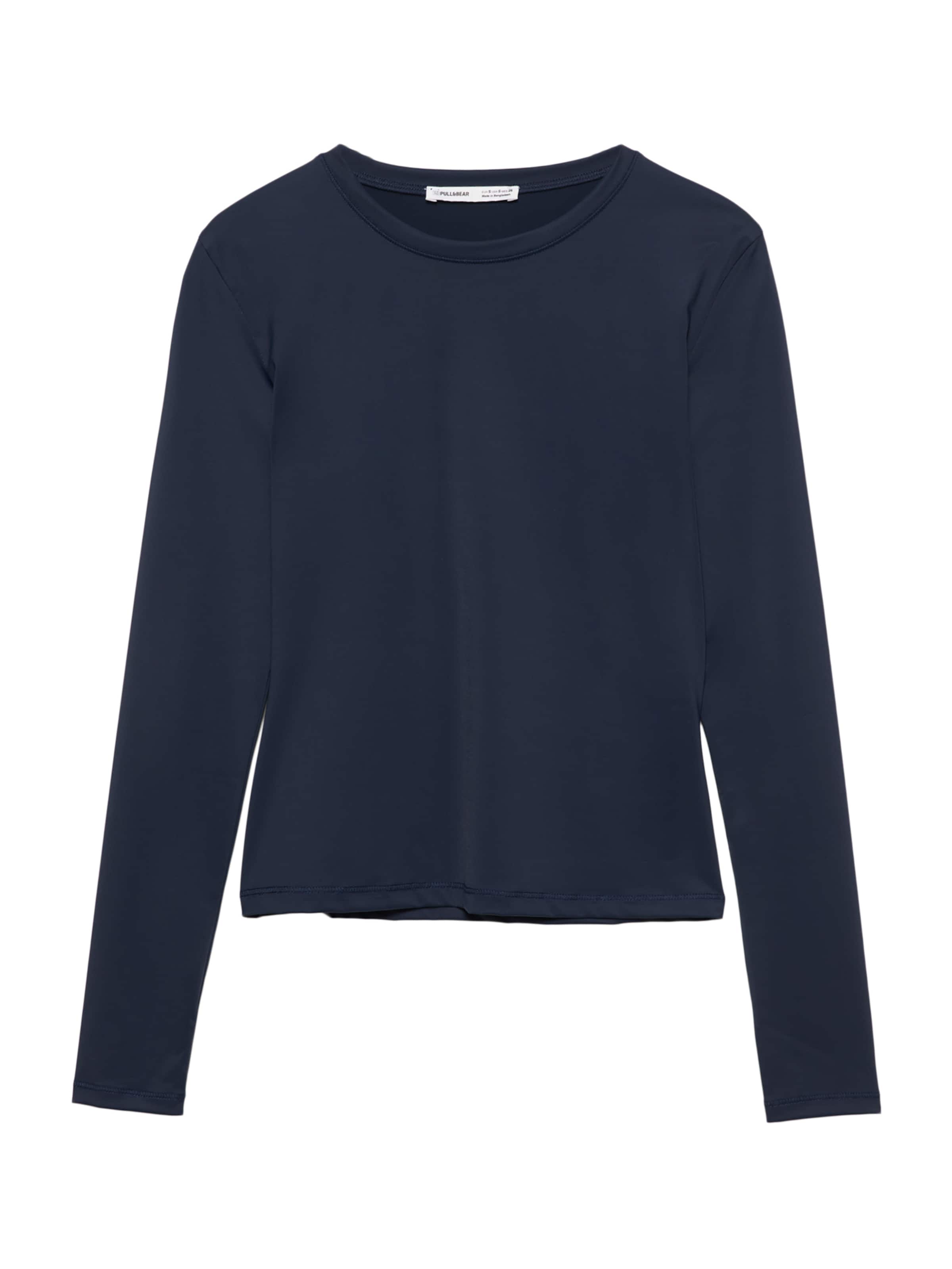 Tricou de la Pull&Bear pe albastru: față