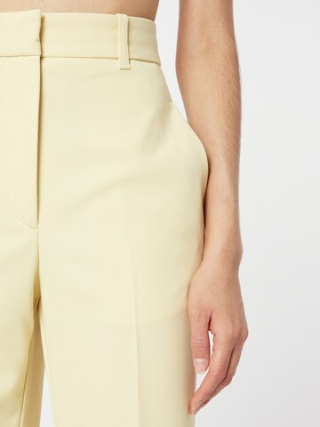 IVY OAK Wide leg Pleated Pants 'PENINA' in Yellow