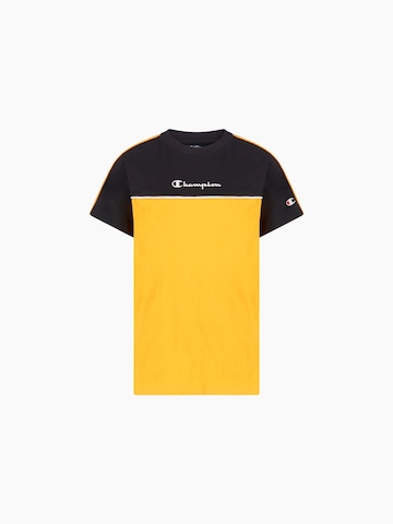 Champion Shirt in Geel: voorkant
