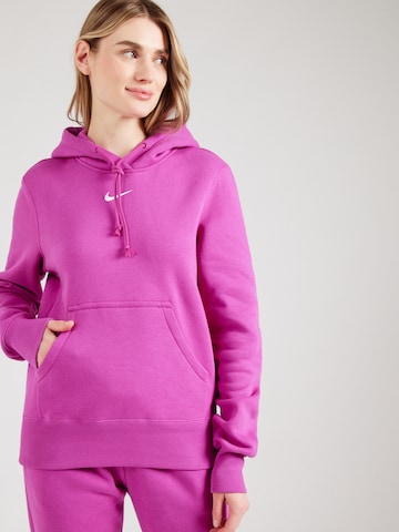 Nike Sportswear Bluzka sportowa 'PHNX FLC' w kolorze różowy: przód