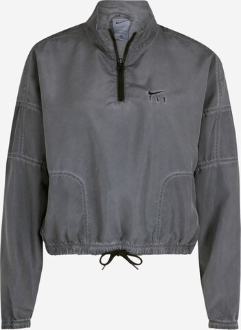 NIKE Sports jacket in Grey: front