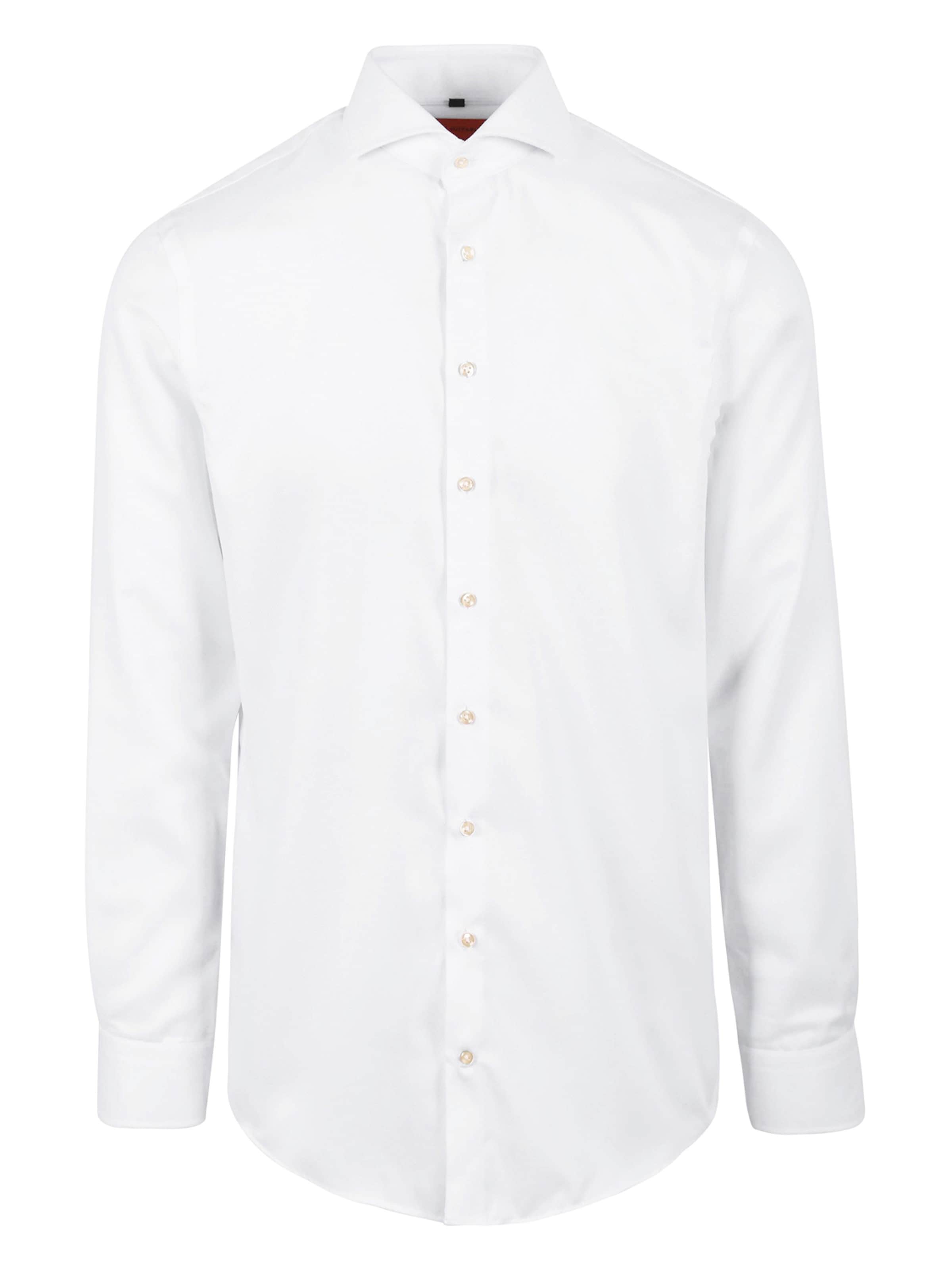 Suitable Slim fit Button Up Shirt in White