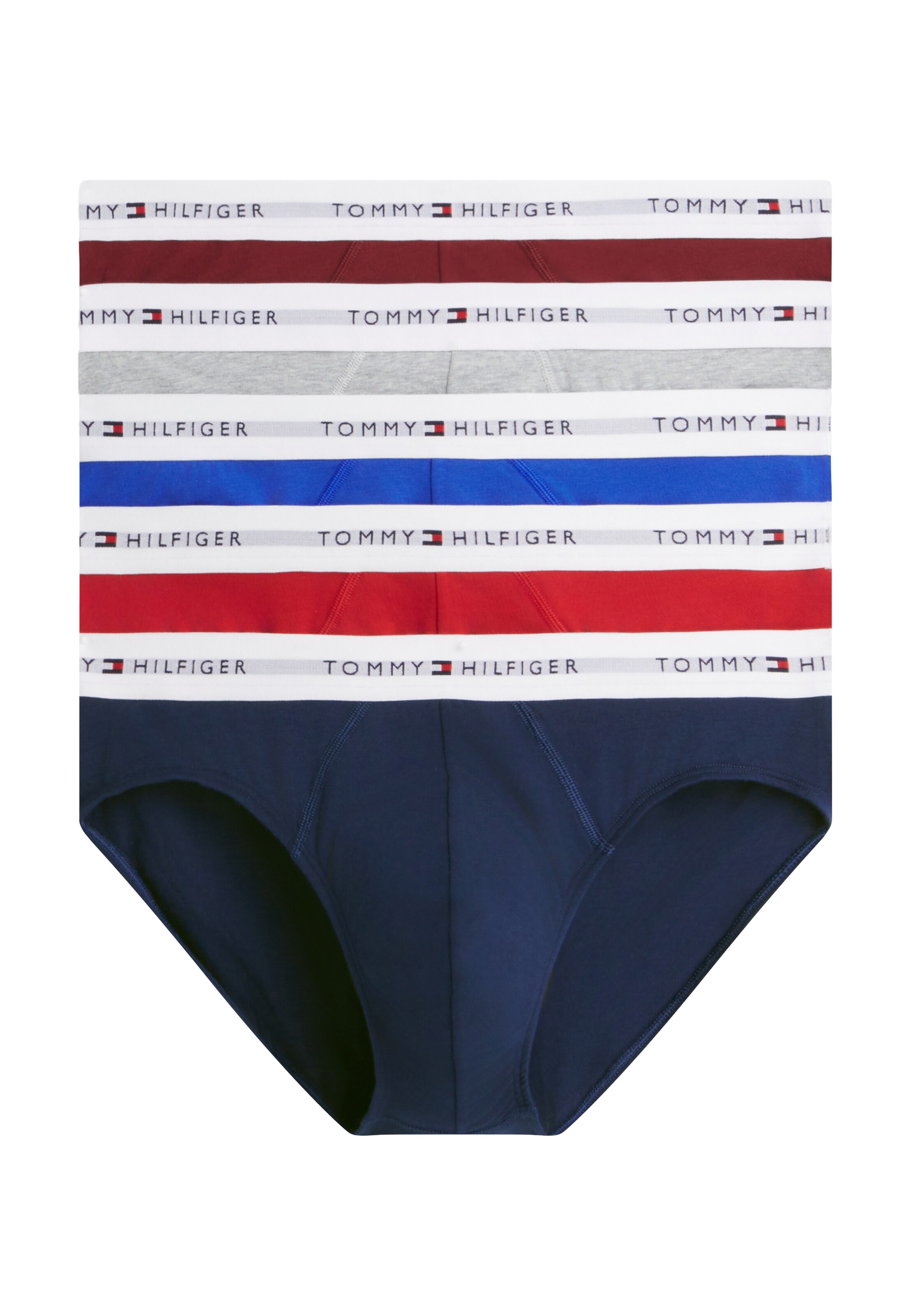 Slip pe S Tommy Hilfiger Underwear pe albastru / gri deschis / roșu / alb, Vizualizare produs