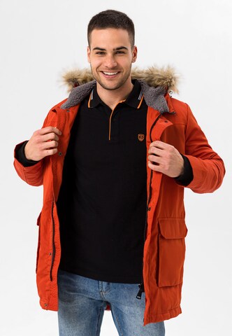 Jimmy Sanders Zimska jakna | oranžna barva