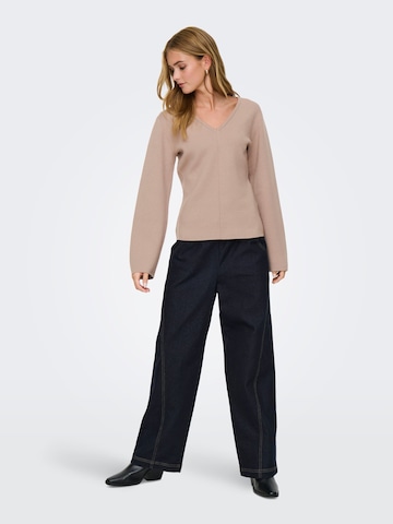 Pull-over 'ONLVIOLA' ONLY en beige